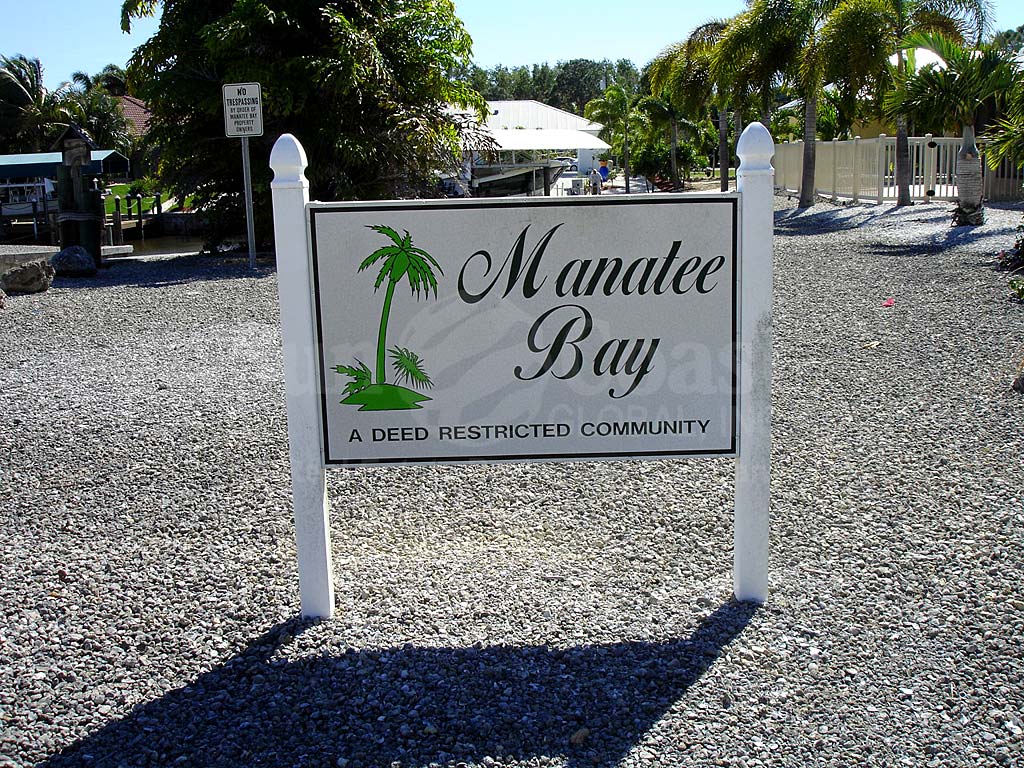 Manatee Bay Signage